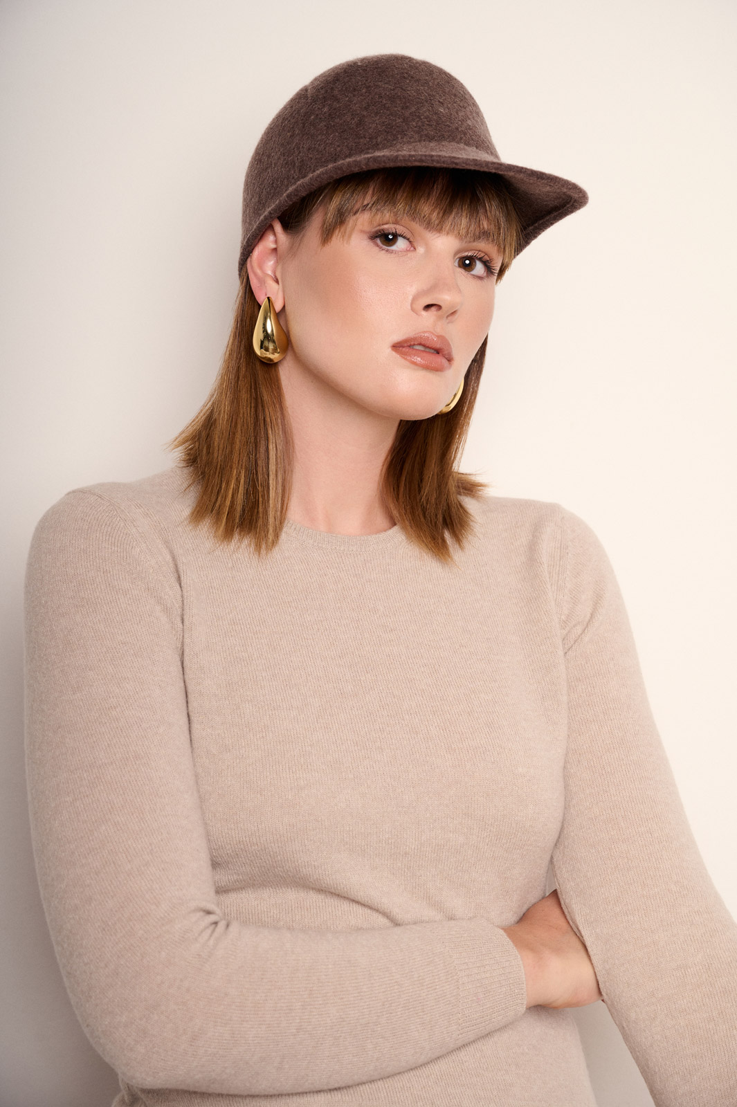 Oxford wool Pullover